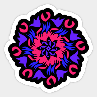 Mandala flowers abstract Sticker